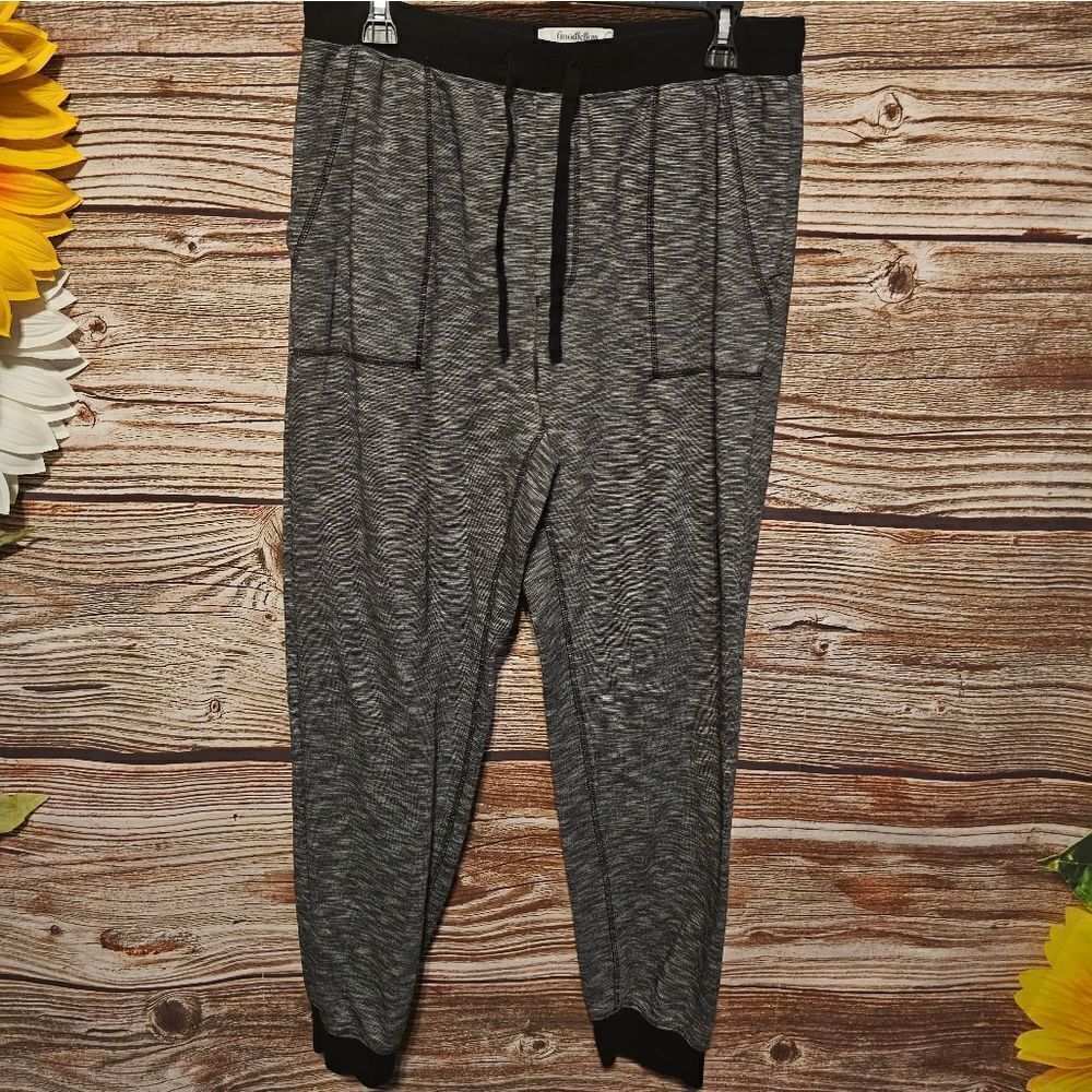 Goodfellow sweatpants black/ gray women's medium pre-owned